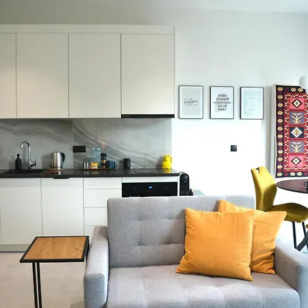 公寓 K&m Towarowa Tower 华沙